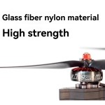 Hot Sales Gemfan 9045 Three Bladed Fiberglass Nylon Large Traverse Machine Spiral Three Bladed 9-inch Traverse Machine